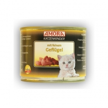 Amora Fleisch pur Katzenkinder (Szárnyashússal kölyök macskáknak) 200g