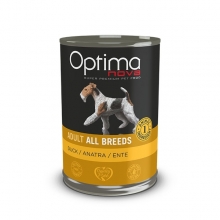 Visán Optimanova Dog Adult Duck & Potato kutya konzerv (400 g)
