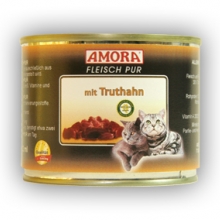 Amora színhús konzerv pulykakakas hússal 200g
